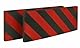 APA 23449 Garagen-Türschutz PRALL-O-FIT, schwarz, rot, 2 Stück