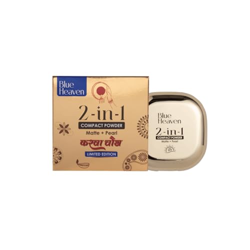 Blue Heaven 2-In-1 Festive Compact Powder For Women Infused With ...