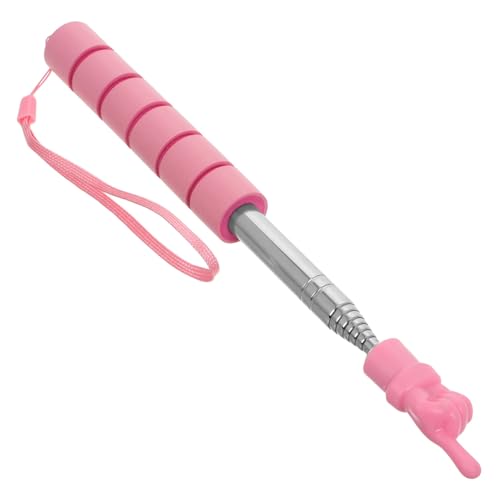 Abaodam Extendable Hand Pointer Finger Stick Pointer Stick for Tv Classroom Boys and Girls Reading Aid Stainless Steel Teaching Stick for Early Learning