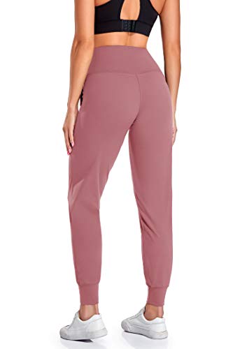 Image of Oalka Women's Joggers High Waist Yoga Pockets Sweatpants Sport Workout Pants