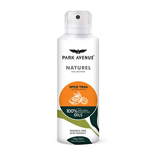 Park Avenue Spice Trail Deodorant for men | Natural Organic Premium Perfumes, 150ml | Contains 100% Natural Essential Oils