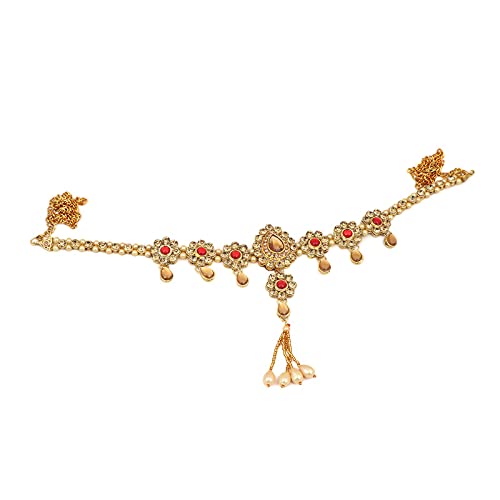RITIH Stylish Golden Designer Traditional Gold Plated Kamarband for Women and Girls - Waist Hip Chain with Beautiful Stone Work (Design-2) (B097JYK345) Amazon Price History, Amazon Price Tracker