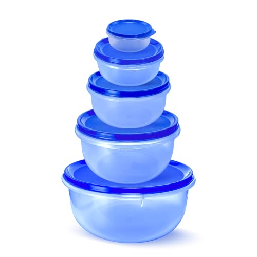 Catálogo para Comprar On-line Topper de plastico los mejores 10. 43 Guateplast - Set de Envases para Alimentos Varios Tamaños (160, 90, 48, 26 y 8 onzas) | Set de Herméticos | Juego de Recipientes para Alimentos | Contenedores de Plástico |...