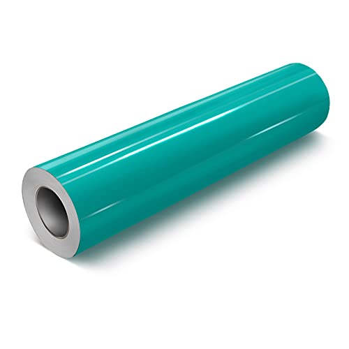 VViViD DECO65 Turquoise Gloss Permanent Adhesive Craft Vinyl (12" x 300ft)