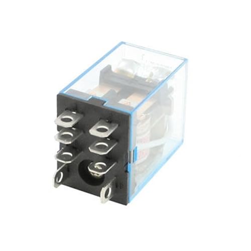 Relé HH62P AC 220V de 8 pines DPDT automatización industrial y cuadros