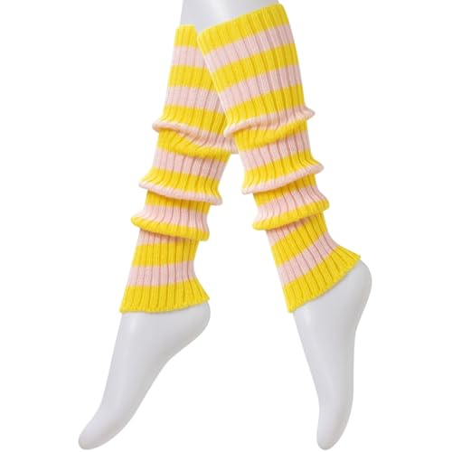Image of Intgoodluckycc Leg Warmers for Women, Cute Knit Leg Warmer Socks for Dance