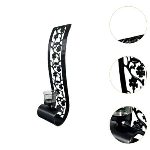 Candelabro de pared negro ideal para bodas y patios 6
