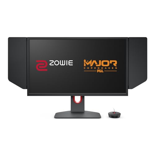 BenQ Zowie XL2566K 24,5 Zoll TN 360 Hz Gaming-Monitor | Bewegungsschärfe mit DyAc+ 1080P XL Setting to Share Farbmodi | Anpassbares Quick Menü weiß