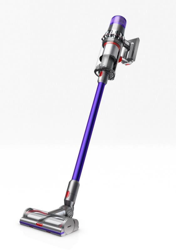 Dyson, Beutellos, DYSV11TORQUEDE, Stielstaubsauger, Silber, 0.76 liters, 82 Dezibel
