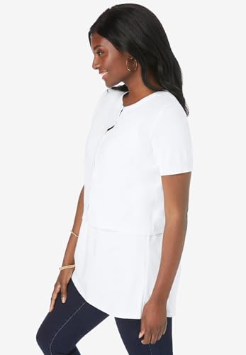 Jessica London Women's Plus Size Jewel-Neck Shrug3