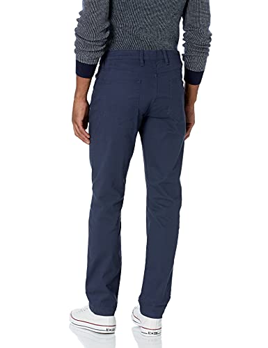 Amazon Essentials Men's Skinny Fit 5-Pocket Comfort Stretch Chino Pants, Navy, 42W x 28L - image 2