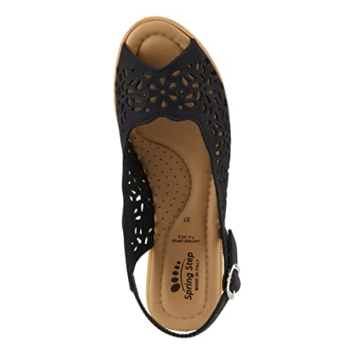 Spring Step FOOTSIE Slide Sandal Black Nubuck Eu 40 / Us 9 thumb #2