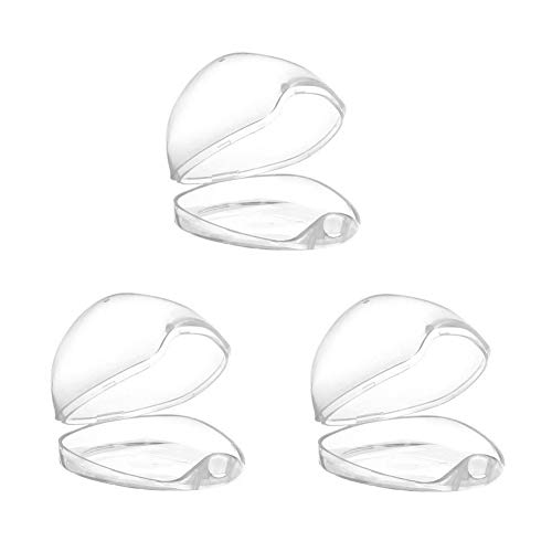 Angzhili Lot de 3 étuis transparents pour tétines, sans BPA, pour voyage et maison Cover
