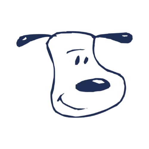 Tattwo.me - Tatuaggio temporaneo per adulti e bambini, 2 settimane, resistente all'acqua - testa di cane- Inchiostro vegetale - Certificato cosmetico UE (5X5 - P0761)