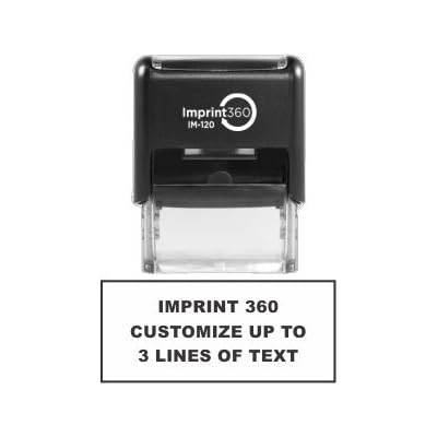 Custom Self Inking Rubber Stamp - 3 Lines