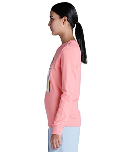 Image of Puma Women Cotton Crew Neck Sweatshirt