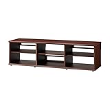 朝日木材加工 ADK オーディオラック スカーラ ホワイトアッシュ 突板 ダークブラウン 幅180.3cm 奥行52cm 高さ50.8cm 可動棚 アジャスター 【2個口】 SC-2180DA