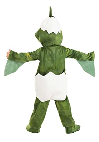 Disfraz infantil de Pterodáctilo Dino verde 4T miniatura 2
