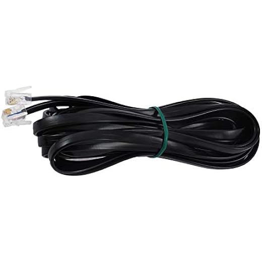 RJ11 Telephone Extension Cable 5M Black