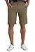 Produktbild BlauerHafen Herren Sommer Chinoshorts Schlanke Passform 9" Klassische Baumwolle Lässiges Golf Strand Jogger Essential Halbe Hose Alle Taillengröße 30-40 (Khaki, 32W)