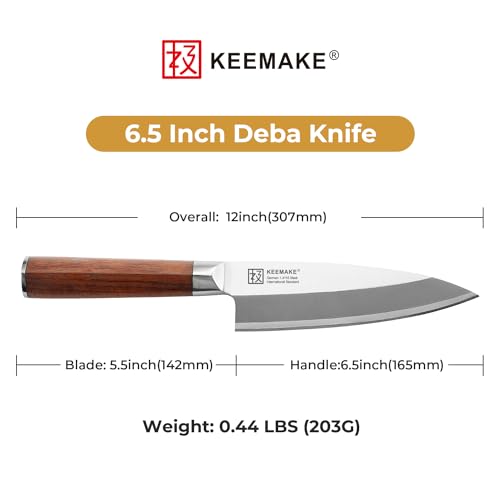 Keemake Deba Knife 6.5 Inches thumb #6