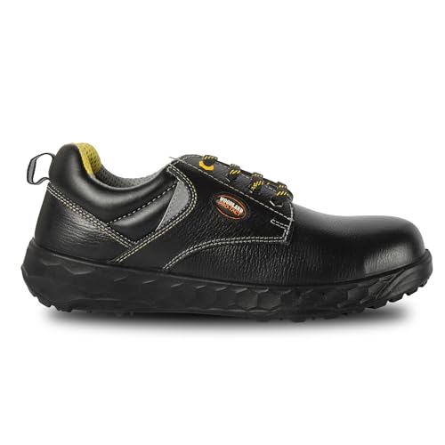 Image of Woodland Men Leather Safety Shoes