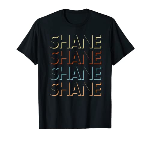 Shane First Name Tshirt My Personalized Tee Named T-Shirt