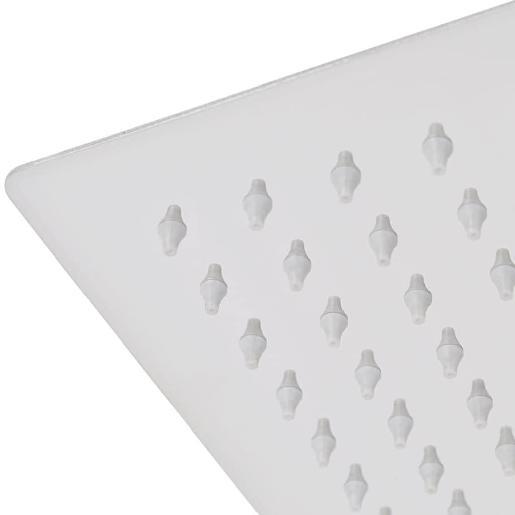 Cabezal de ducha efecto lluvia 2 pzs, LAPOOH Rociador Ducha, Ducha Lluvia, Alcachofa Ducha, Duchas De Baño Alcachofa Lluvia, Recambios Columna Ducha, acero inoxidable 30x40 cm