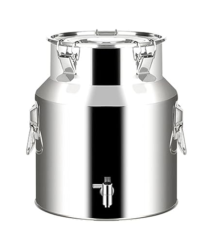 Bidon à lait en acier inoxydable pour le transport à la ferme et stockage de vin portable