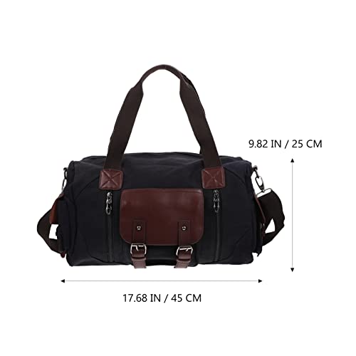 LIFKOME Large Capacity Canvas Travel Handbag Durable Luggage Storage Tote for Clothes and Essentials for Long Trips and Weekend Getaways4