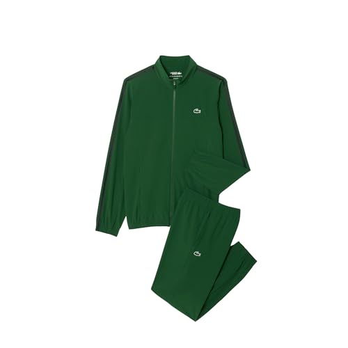 Lacoste Men's Tennis x Novak Djokovic Tracksuit, Green, Small