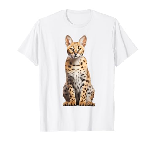 Stunning Savannah Cat T-Shirt for Men Women Kids