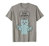 Six Seven Brain Rot Pet Cat Gaming 67 Meme Tees