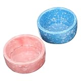 Toyvian 2stücke Teiliges Keramik Futter Wassernapf Für Kleine Haustiere Robust Kompakt Haustiergerechtes Futterschälchen Für Hamster Meerschweinchen Einfach Zu Reinigen Langlebig