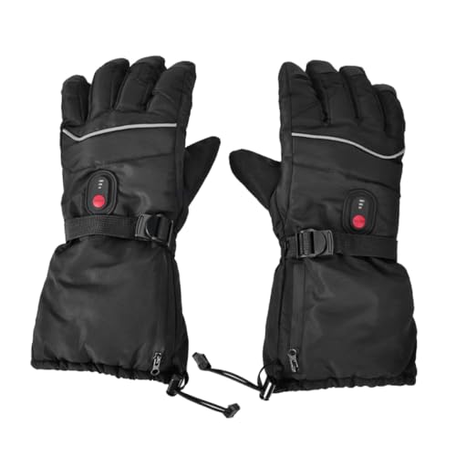 Gants de ski chauffants doigts séparés Mikinona avec batterie rechargeable