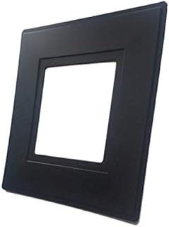 Single Double Light Switch Socket Finger Plates Surround Wall Protector Hygienic Cover (Single, Grey)