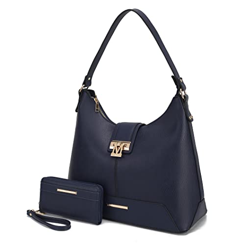 Image of MKF Collection Hobo Bag for Women & Wristlet Wallet Set, Vegan Leather Handbag Purse Set, Shoulder bags by Mia K