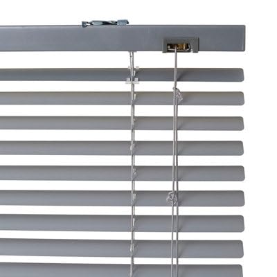 GoodHome Store vénitien Aluminium Studio Gris 180 x 180 cm