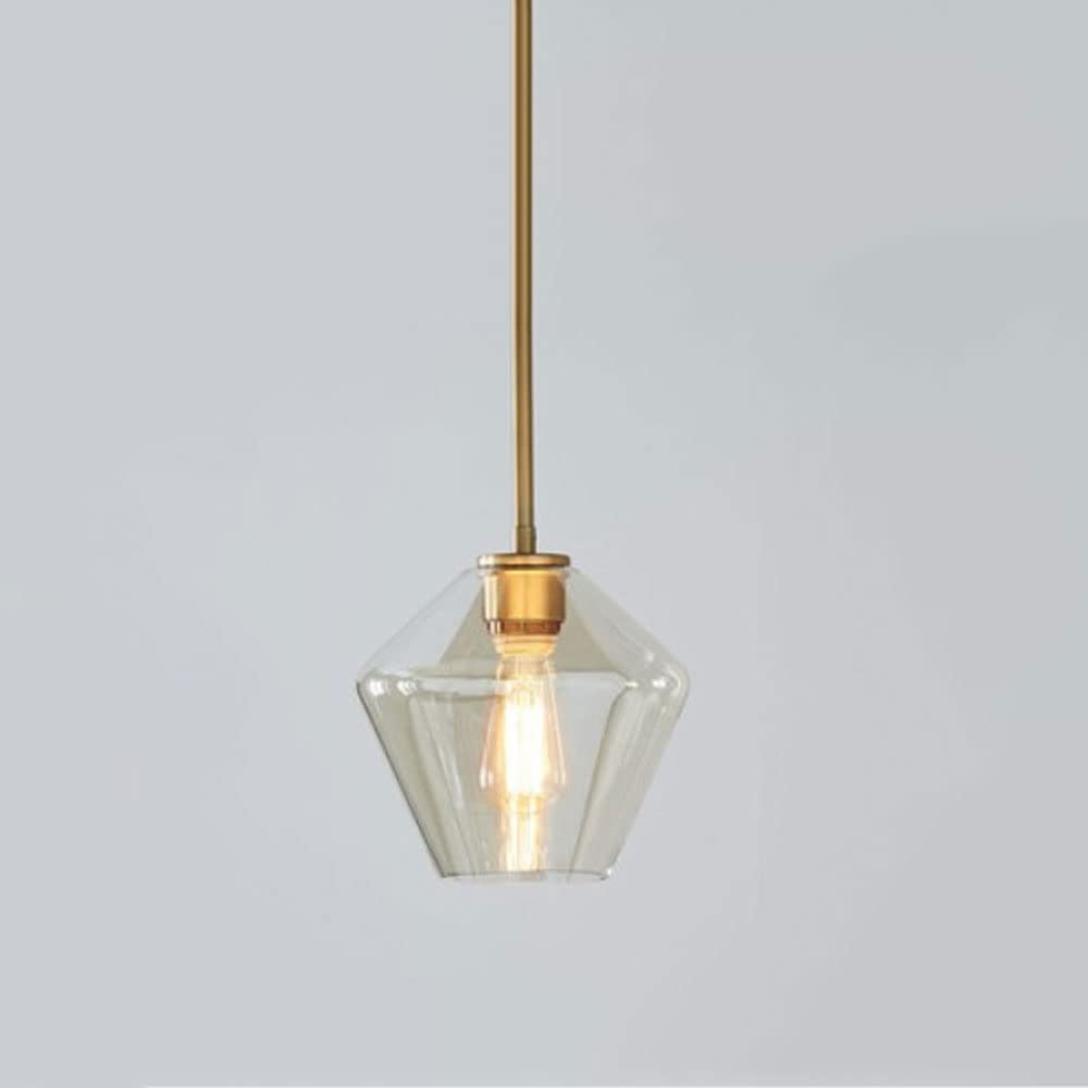Suspension globe en verre pour régler la hauteur sous plafond d'un café