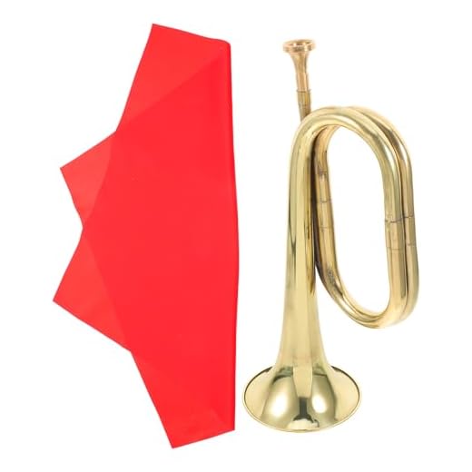 Parliky Corneta Profesional de Aleación Dorada para Principiantes Instrumento Musical de Viento Ligero y Portátil Adecuado para Estudiantes y Uso Bandas Escolares