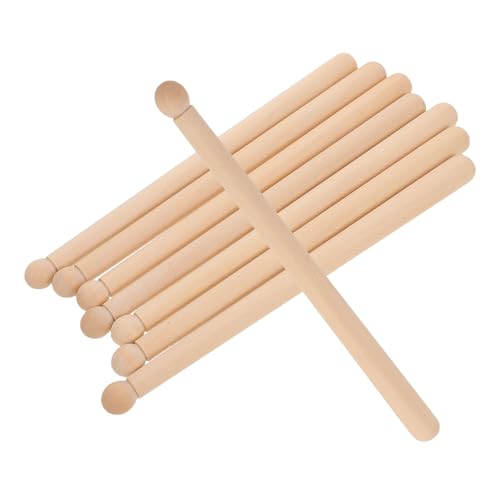 Set 8 baquetas de madera para batería y percusión miniatura 1