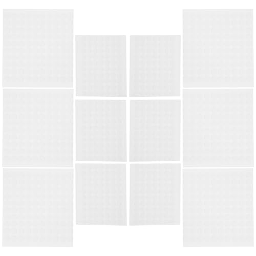 HEALLILY Dhesive Patch Double Sided 10 Sheets of Sticky Dots High Viscosity for Wall Hanging Photo Display
