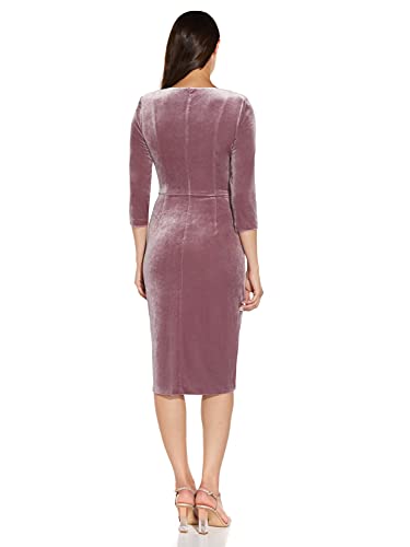Image of Adrianna Papell Women's Velvet Tie Front Dress