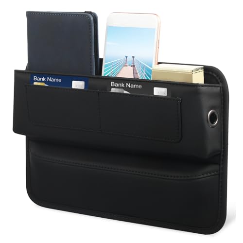 Boîte de rangement siège auto compacte contre la perte de téléphone et clés - 2