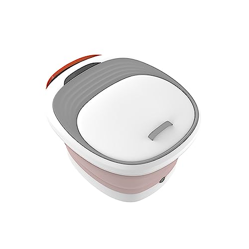 Spa de pies eléctrico plegable con masaje y terapia de luz roja miniatura 1