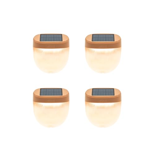 Vego garden Rippled Solar Garden Lights with Auto Sensors Magnetize Securely to Raised Beds, IPX...