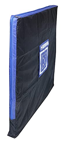 KD Polyester Kids Carrom Board Cover Champion Board Quality Full Cover With Extra Pocket For Coins, Striker & Powder (Champion),Black