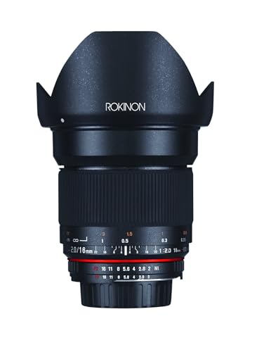 Rokinon 16mm f/2.0 ED AS CS Lens for Canon EF-S