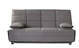 banquette bz dunlopillo Coffre de rangement Relaxima Emylia Banquette-Lit Matelas Dunlopillo Souris 204 x 98 x 102 cm