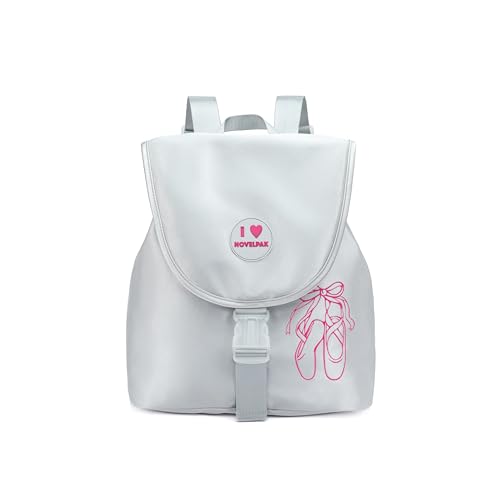 Image of Ballet Dance Backpack for Girls - Personalized Dance Ballet Gift,15L Big Capacity for Teen Dancers (Matt Silver).